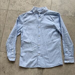 Zara Light Blue Casual Button Down Shirt